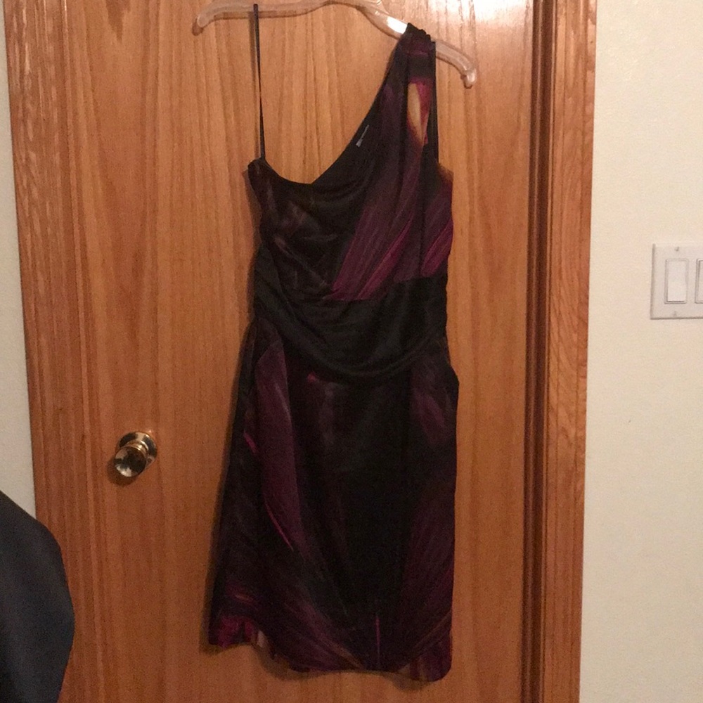 Maroon and Black dress